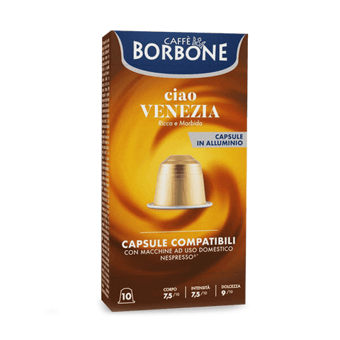 Pack Café Borbone 100 Cápsulas Ciao Venezia Compatibles Nespresso - Qumir