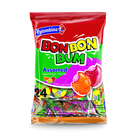 Bon Bon Bum Chicle Surtido, 24 Uds