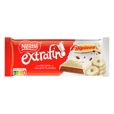 Chocolate Blanco con relleno de Galleta Filipinos Nestlé - Qumir