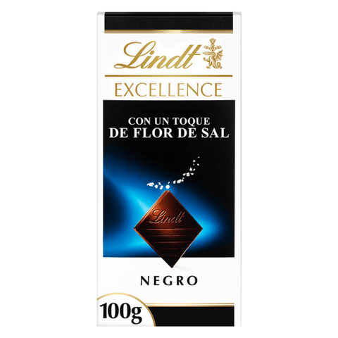 Chocolate Lindt Excellence con un toque de Flor de Sal - Qumir