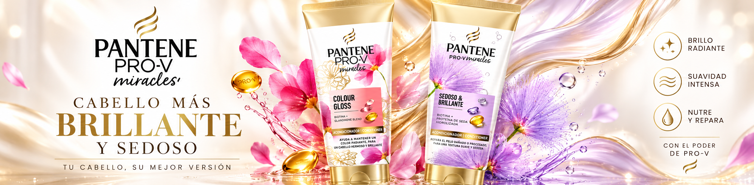 Colección Pantene: cabello más brillante y sedoso