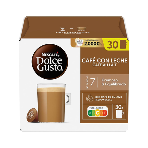 Dolce Gusto Cafe con Leche 30 uds