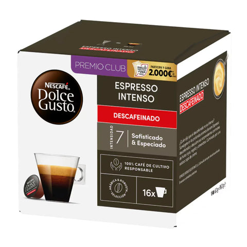 Pack Dolce Gusto Espresso Intenso Descafeinado 48 Uds - Qumir