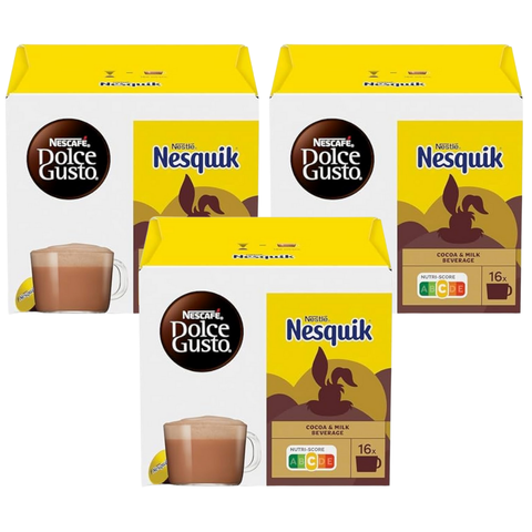 Pack Café Dolce Gusto 48 Cápsulas Nesquik Nestle
