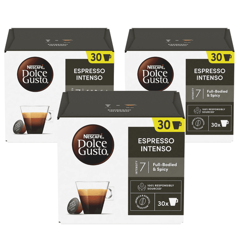 Pack Café Dolce Gusto 90 Cápsulas Espresso Intenso - Qumir