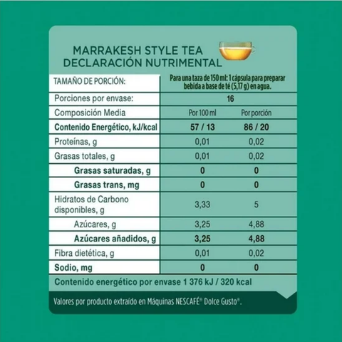 Pack Dolce Gusto Té Marrakesh Style 48 Cápsulas
