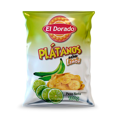 Platanitos Chile y Limón El Dorado 100 grs