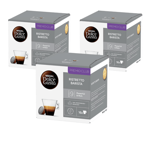 Pack Café Dolce Gusto 48 Cápsulas Ristretto Barista