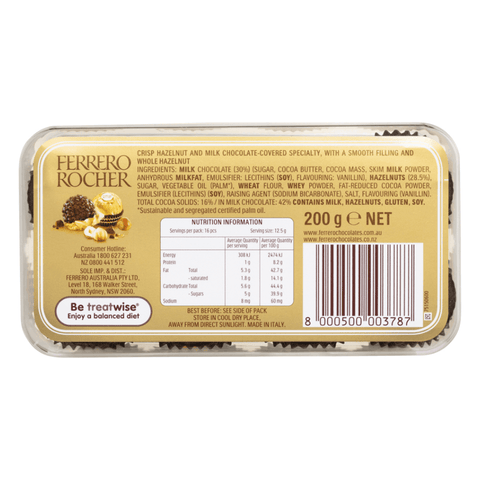 Bombón Ferrero Rocher 16 unidades - Qumir