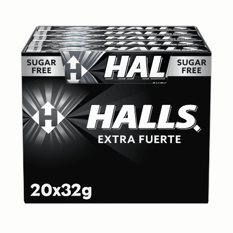 Halls Pastillas Extra Strong 20 x 32 Grs