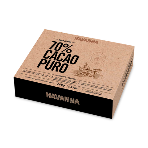 Havanna Alfajor 70% Cacao 4 Unidades