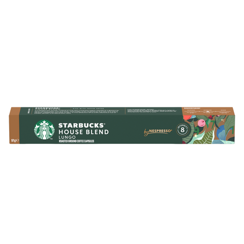 Starbucks House Blend Lungo para Nespresso 10 Capsulas