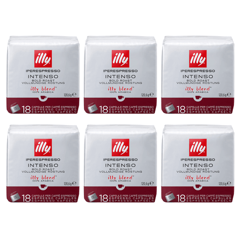 Illy Pack 6 Cajas Cápsulas Iperespresso Intenso 18 Uds - Qumir