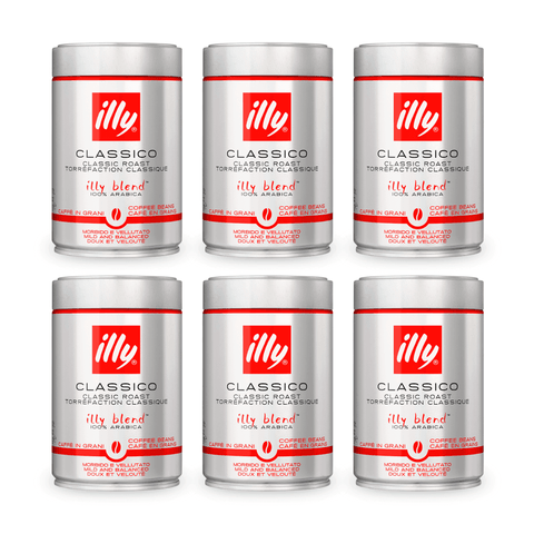 Pack Café Illy Granos Clasico 250 Grs - 6 Uds - Qumir