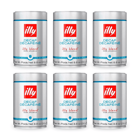 Pack Café Illy Granos Descafeinado 250 Grs - 6 Uds - Qumir