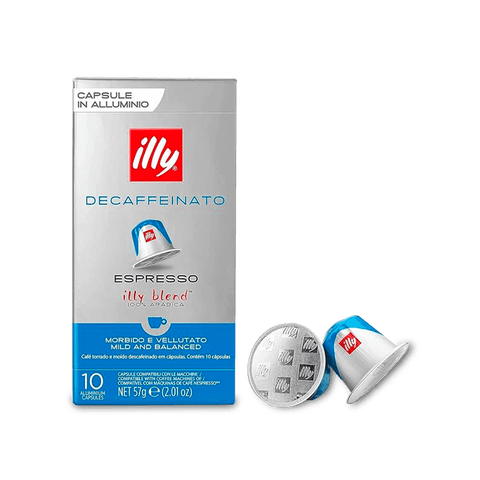 Pack Café Illy 100 Cápsulas Descafeinado Compatibles Nespresso - 10 Uds - Qumir