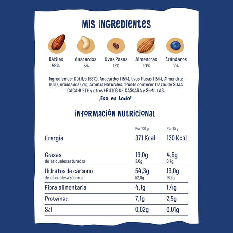 Barrita Nakd Raw Blueberry Muffin