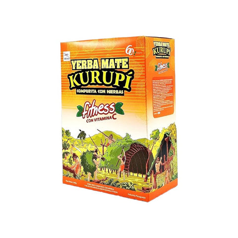 Kurupi Yerba Mate Fitness Naranja 500 Grs