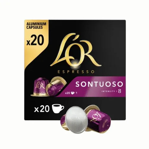 L'OR Espresso Café Cápsulas Sontuoso 20 Uds