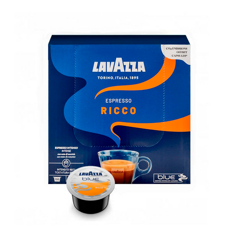 Lavazza Cafe Blue Espresso Ricco - 100 capsulas