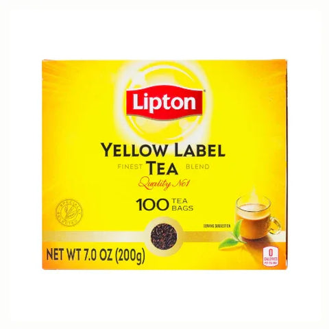 Lipton - Yellow Label Té Negro 100 saquitos - Qumir
