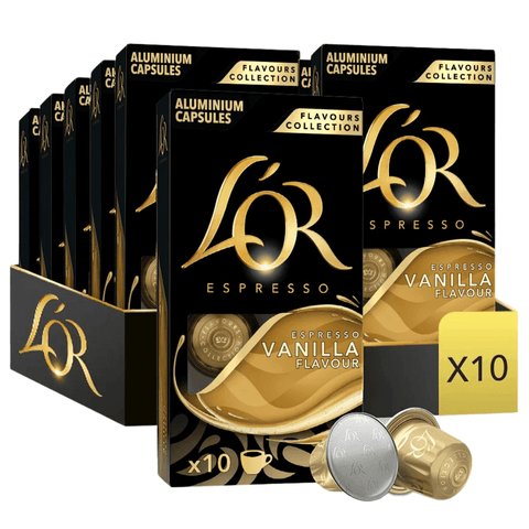 Pack Café L'OR 100 Cápsulas Vainilla Compatibles Nespresso - Qumir