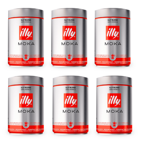 Illy 6 PACK Café Moka 250 Grs