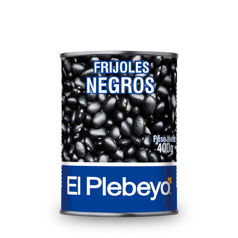 Frijol Negro en lata 400g