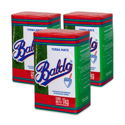Pack Yerba Mate Baldo 1 Kg - 3 Uds - Qumir