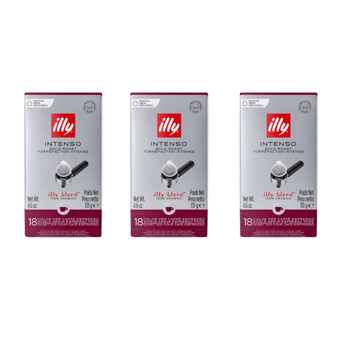 Illy PACK 3 Monodosis E.S.E Intenso - 18 Uds