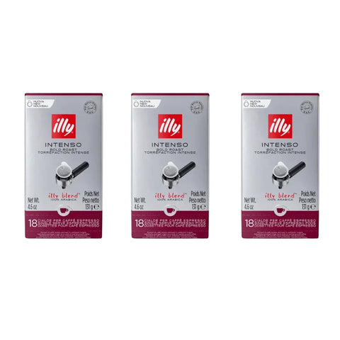 Pack Café Illy Monodosis E.S.E Intenso 3 Uds - Qumir