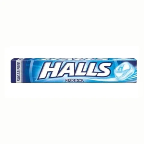 Pastillas Halls Eucalipto, Caramelo Sin Azúcar, Caja de 20 Sticks de 32 g