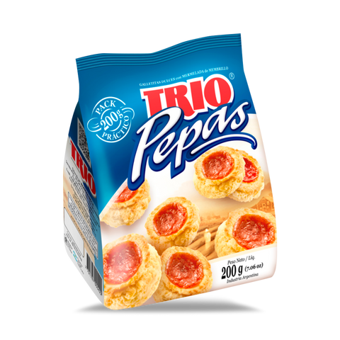 Pepas Membrillo Trio 200 Grs