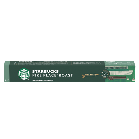 Starbucks Pike Place Roast para Nespresso 10 Capsulas
