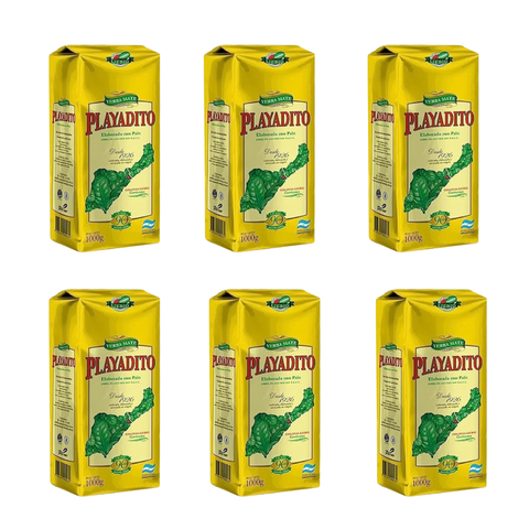 Playadito Pack 6 Kg Yerba Mate Argentina