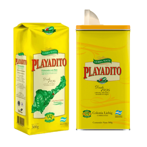 Yerbero Playadito con paquete Yerba Mate 500g - Qumir