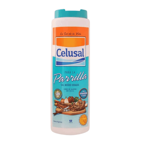 Sal Parrillera Celusal 1 Kg - Salero Plastico - Qumir