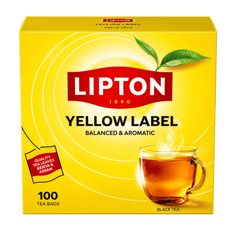 Lipton - Yellow Label Té Negro 100 saquitos - PACK 3 UDS