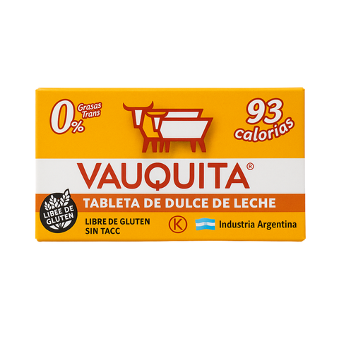Vauquita Tableta de Dulce de Leche 25 Grs