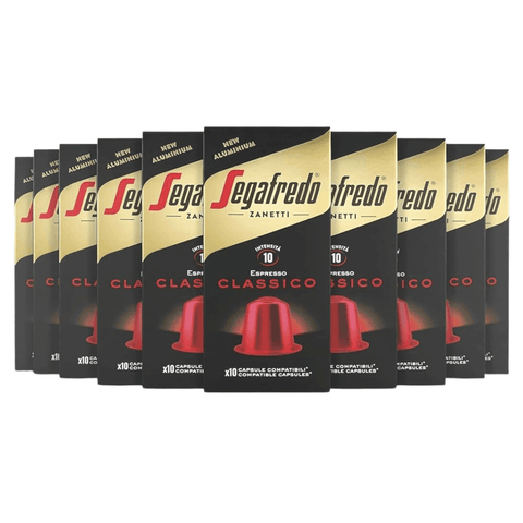 Pack Café Segafredo Zanetti 100 Cápsulas Clásico Compatibles Nespresso - Qumir