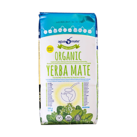 Aguamate Organic Fair trade Sin Humo Yerba Mate Kraus 500 grs