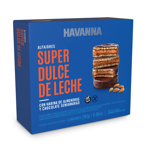 Havanna Alfajores Super Dulce de Leche 4 Uds Sin Gluten